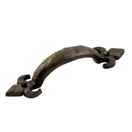 Antique Fleur De Lis Medium Metal Cabinet Handles